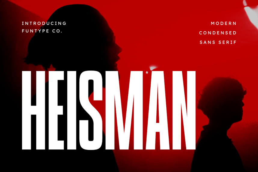 index Heisman 现代无衬线 英文字体免费下载