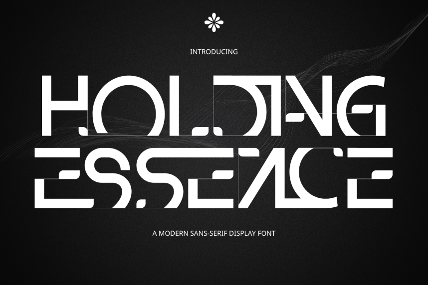 Holding Essence – Futuristic 现代无衬线 英文字体免费下载