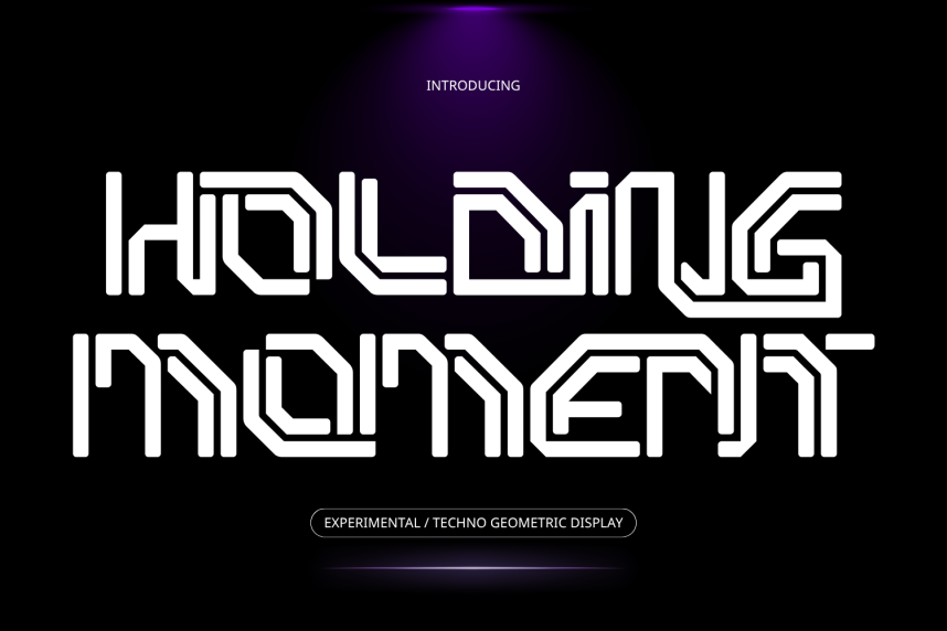 index Holding Moment – Techno 现代无衬线 英文字体免费下载