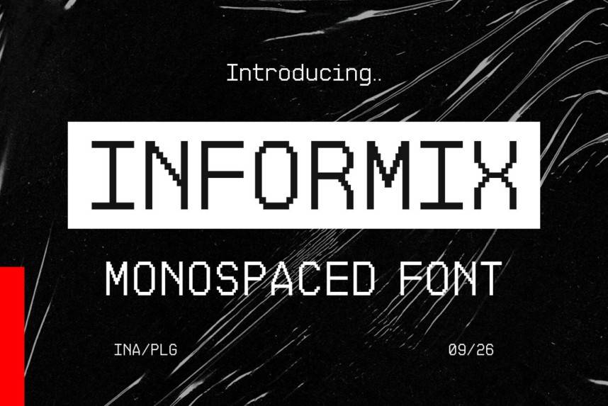 index Informix – Retro Techno Monospaced 现代无衬线 英文字体免费下载
