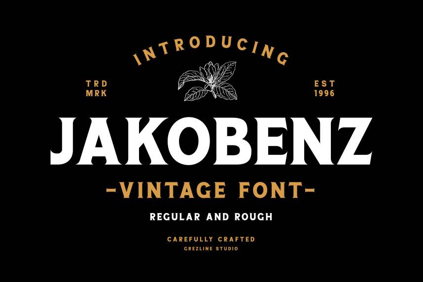 index Jakobenz 衬线字体 英文字体免费下载