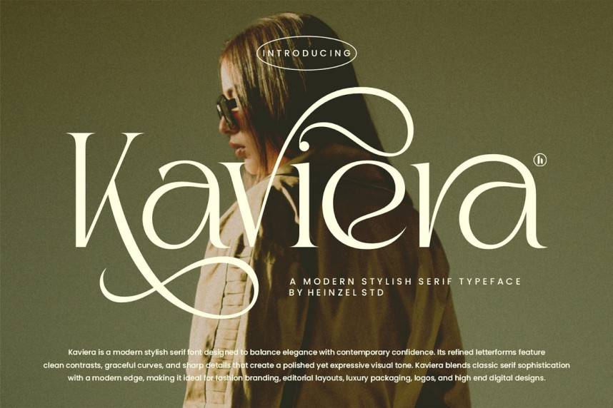 index Kaviera 衬线字体 英文字体免费下载