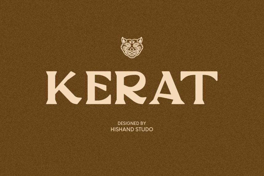 index Kerat Serif 衬线字体 英文字体免费下载