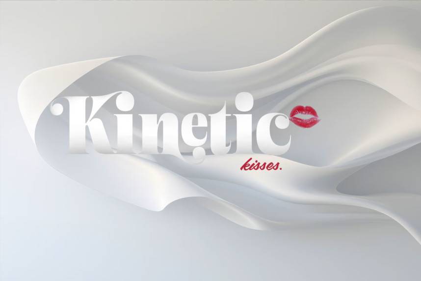 Kinetic Kisses Romantic Love Type 衬线字体 英文字体免费下载