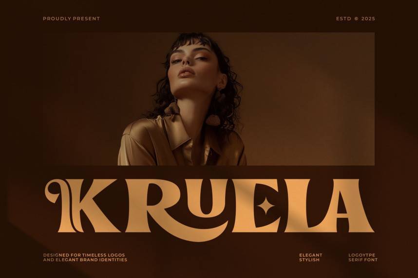 Kruela 衬线字体 英文字体免费下载
