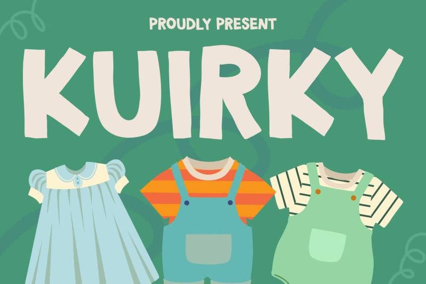 index Kuirky 英文手写 英文字体免费下载