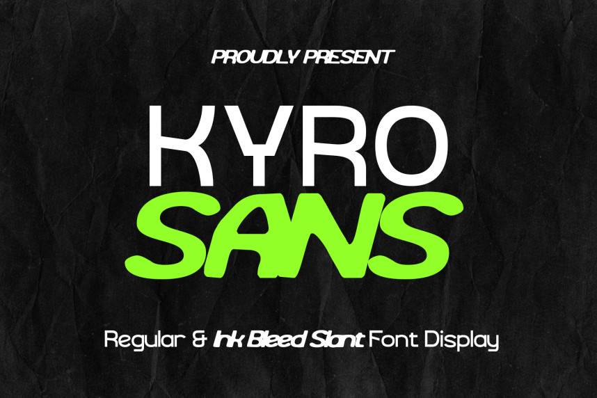 index Kyro Sans – Modern Display 现代无衬线 英文字体免费下载
