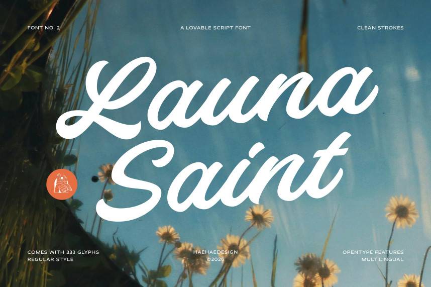 index Launa Saint 花体英文 英文字体免费下载