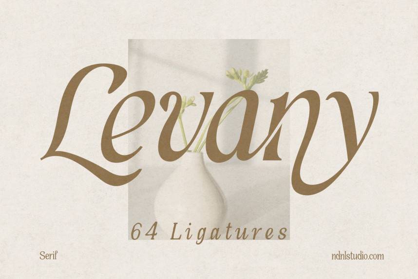 Levany – Serif 衬线字体 英文字体免费下载