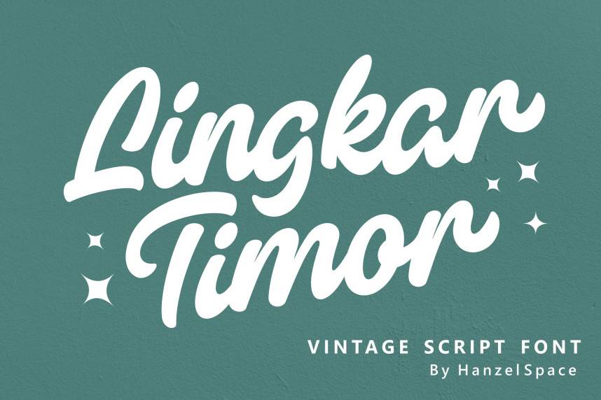 index Lingkar Timor – Vintage Script 花体英文 英文字体免费下载
