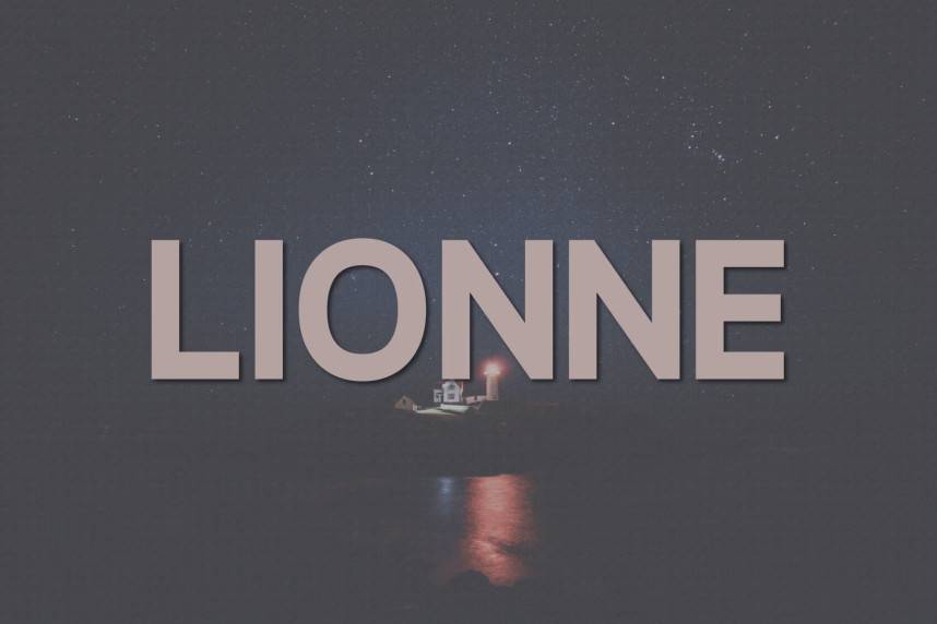 Lionne 现代无衬线 英文字体免费下载