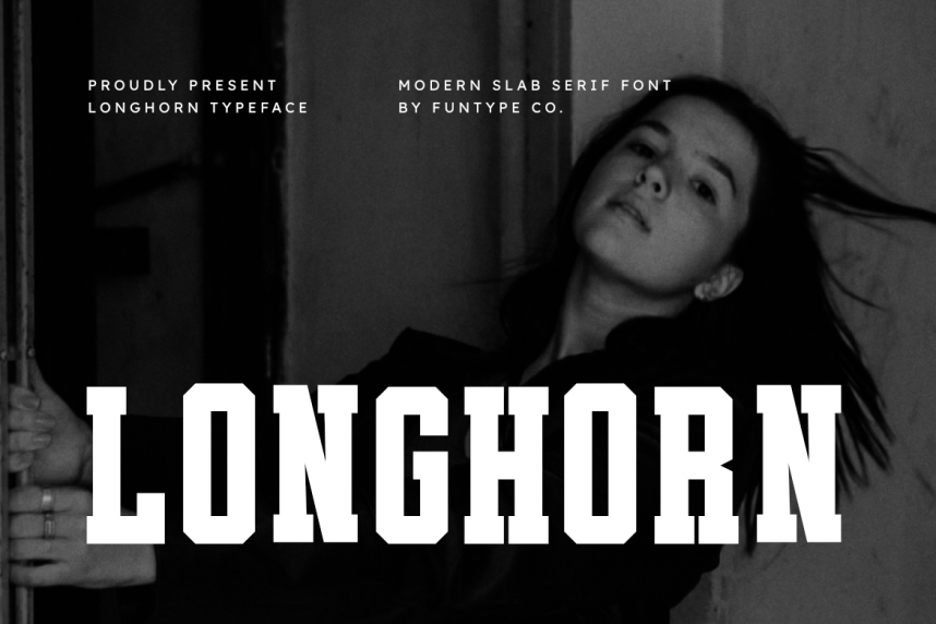 Longhorn 衬线字体 英文字体免费下载