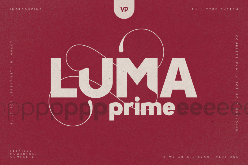 index LUMA Prime 现代无衬线 英文字体免费下载