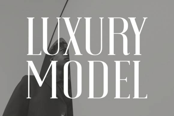 index Luxury Model 衬线字体 英文字体免费下载