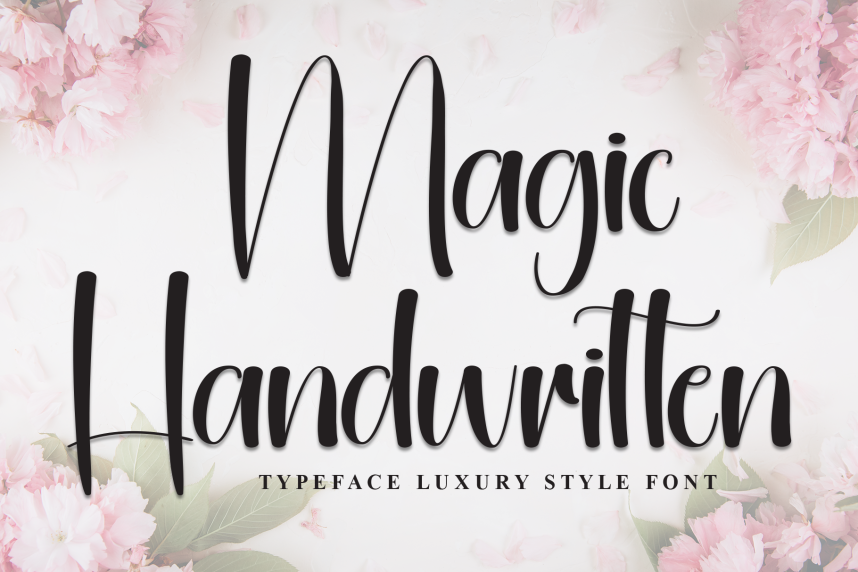 Magic Handwritten Script 英文手写 英文字体免费下载