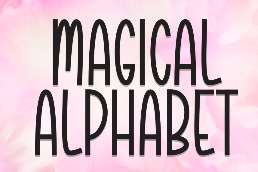 index Magical Alphabet Script 英文手写 英文字体免费下载