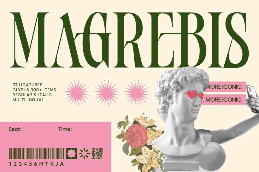 index Magrebis – Modern Serif 衬线字体 英文字体免费下载