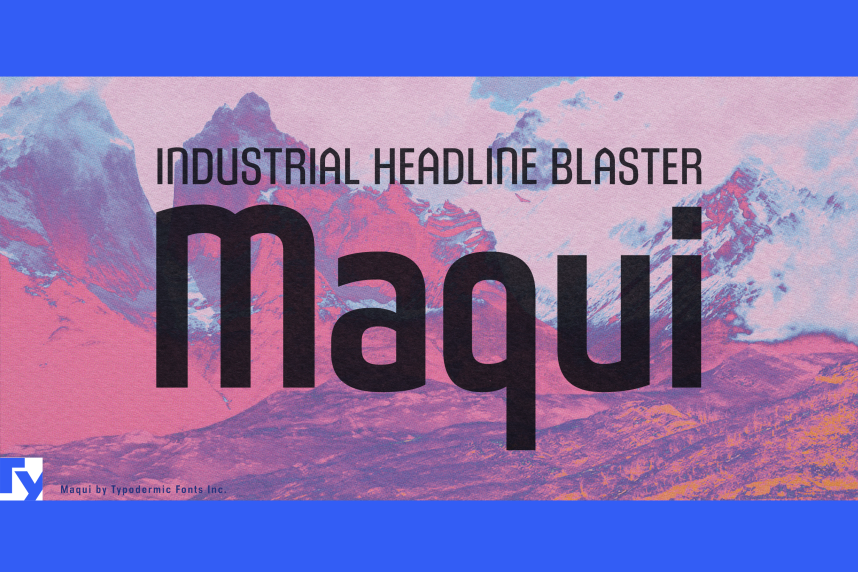 Maqui 现代无衬线 英文字体免费下载