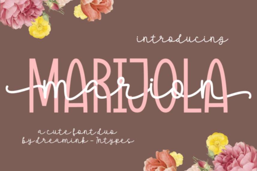 index Marion Marijola 现代无衬线 英文字体免费下载