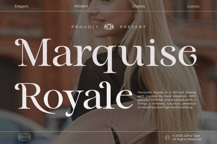 Marquise Royale 衬线字体 英文字体免费下载