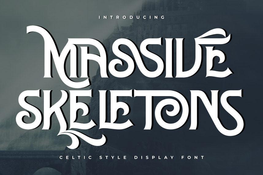 index Massive Skeletons – Vintage 哥特式 英文字体免费下载