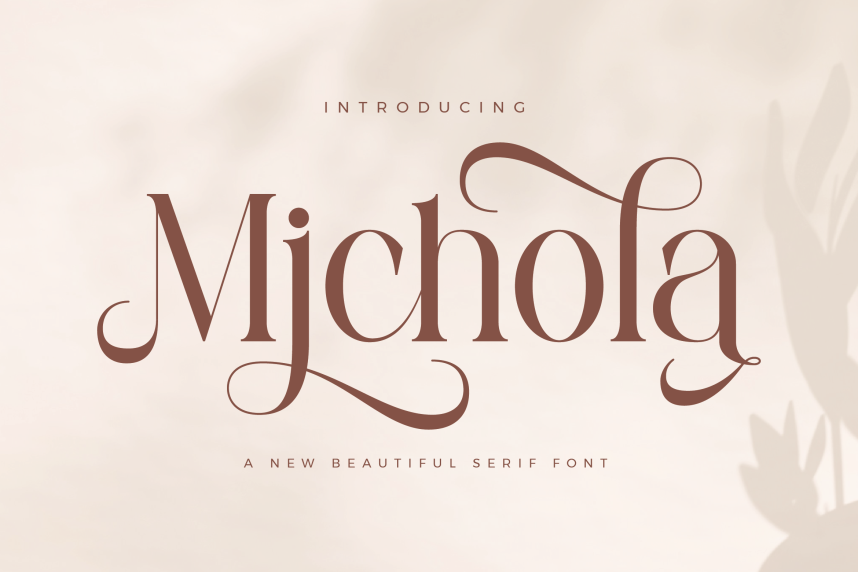 index Michola – Beautiful Serif 衬线字体 英文字体免费下载