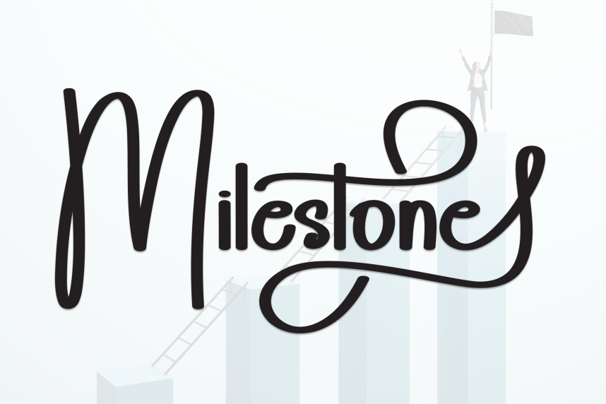Milestone Handwritten 英文书法 英文字体免费下载