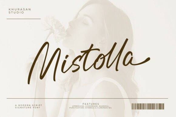 Mistolla Script 英文手写 英文字体免费下载