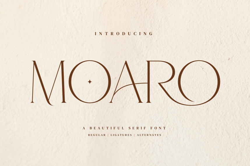Moaro 衬线字体 英文字体免费下载