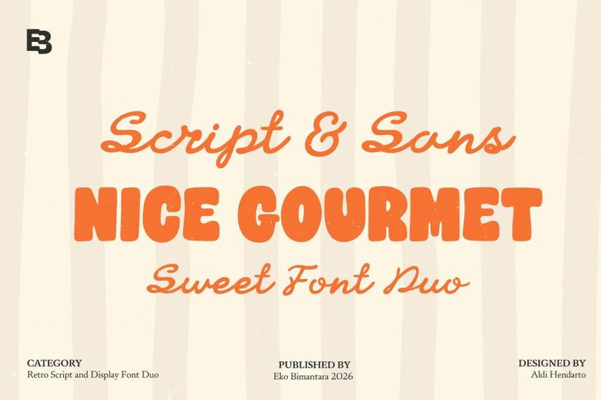 index Nice Gourmet Script 花体英文 英文字体免费下载