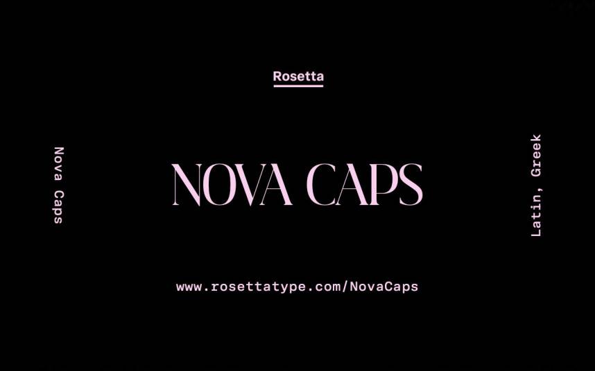NovaCaps Font Family 衬线字体 英文字体免费下载
