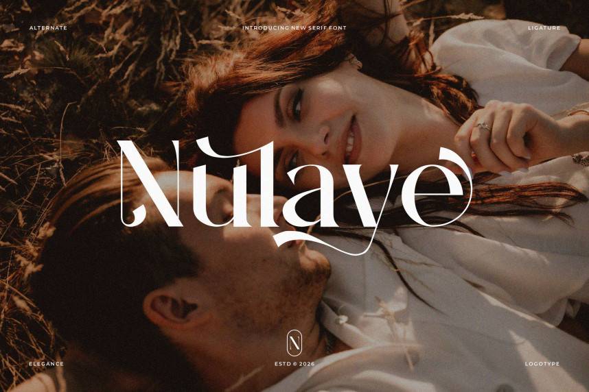 Nulaye || Modern Classy Serif 展示字体 英文字体免费下载