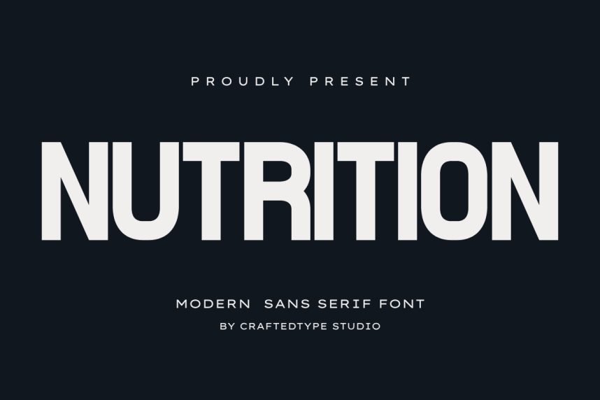 index Nutrition 现代无衬线 英文字体免费下载