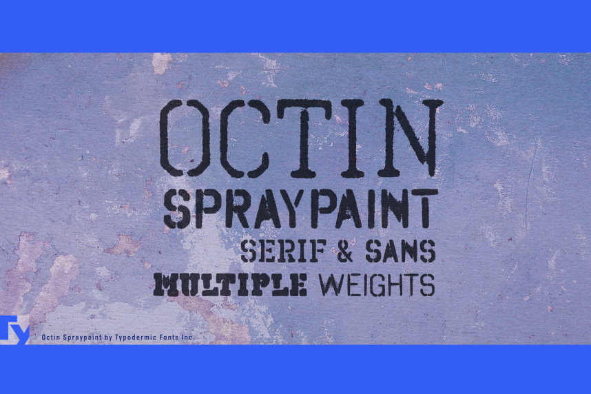 index Octin Spraypaint 哥特式 英文字体免费下载