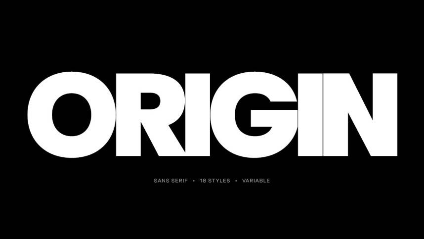 index Origin Font Family 现代无衬线 英文字体免费下载