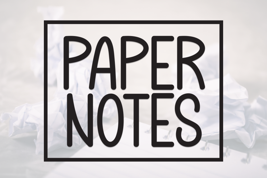Paper Notes Playful 英文手写 英文字体免费下载