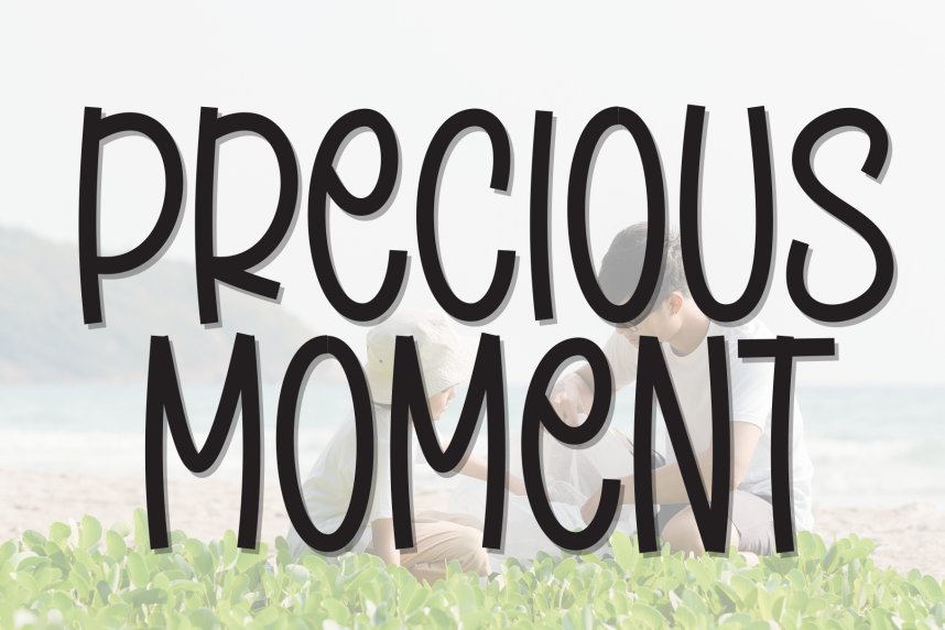Precious Moment Script 英文手写 英文字体免费下载