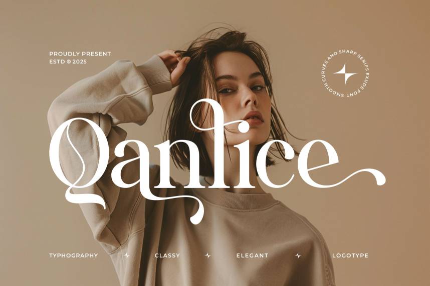 Qanlice 衬线字体 英文字体免费下载