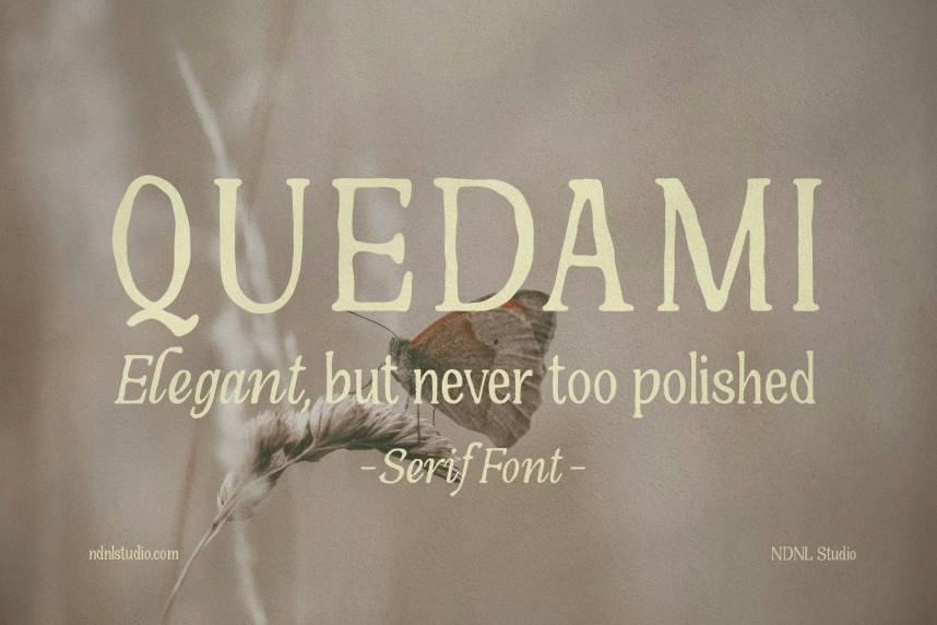 index Quedami – Serif 衬线字体 英文字体免费下载