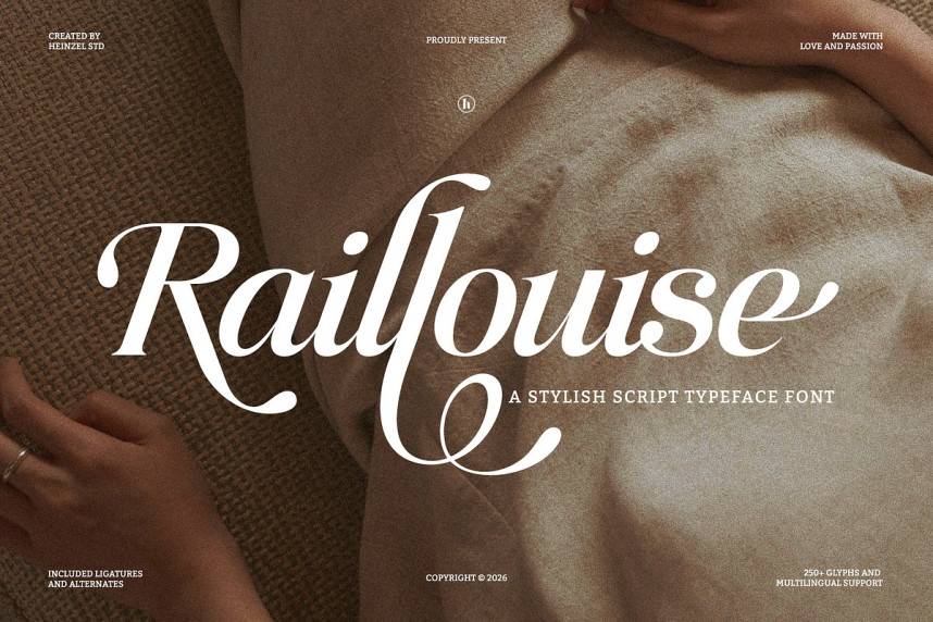 index Raillouise 衬线字体 英文字体免费下载