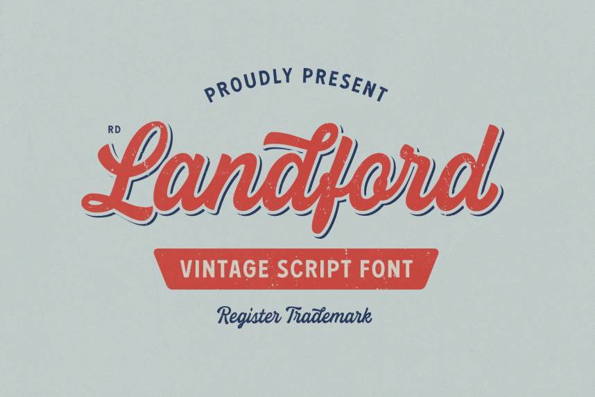 index RD Landford Script 花体英文 英文字体免费下载