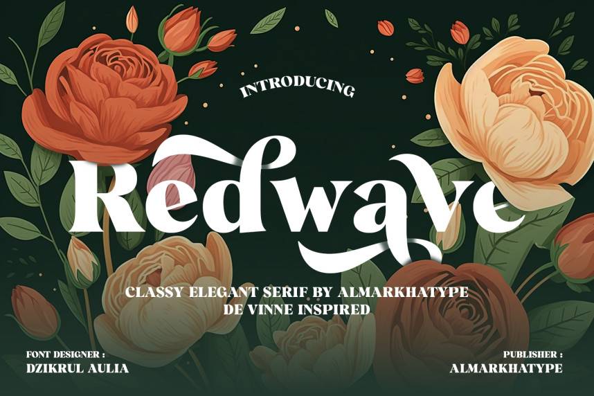 Redwave – Stylish Serif 展示字体 英文字体免费下载