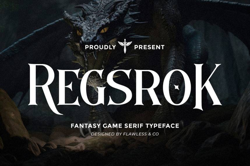 index Regsrok 衬线字体 英文字体免费下载