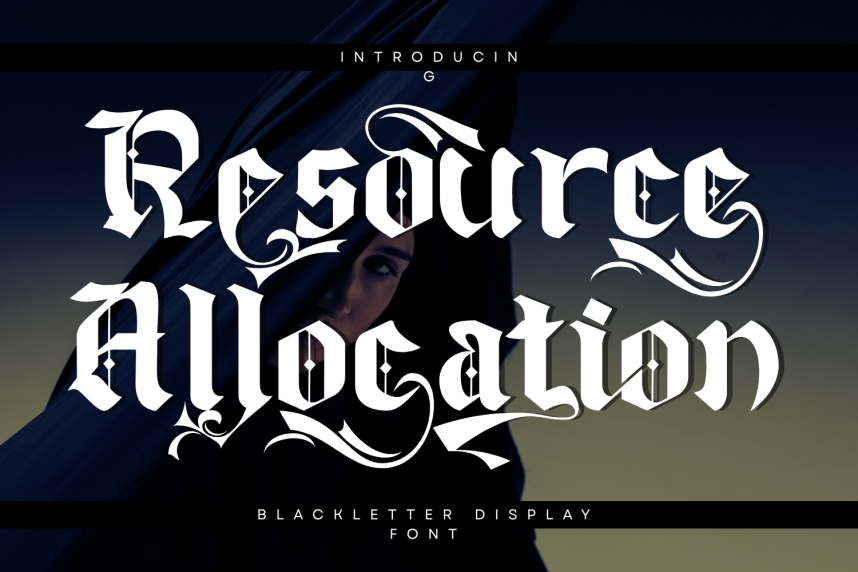 Resource Allocation – Gothic 哥特式 英文字体免费下载