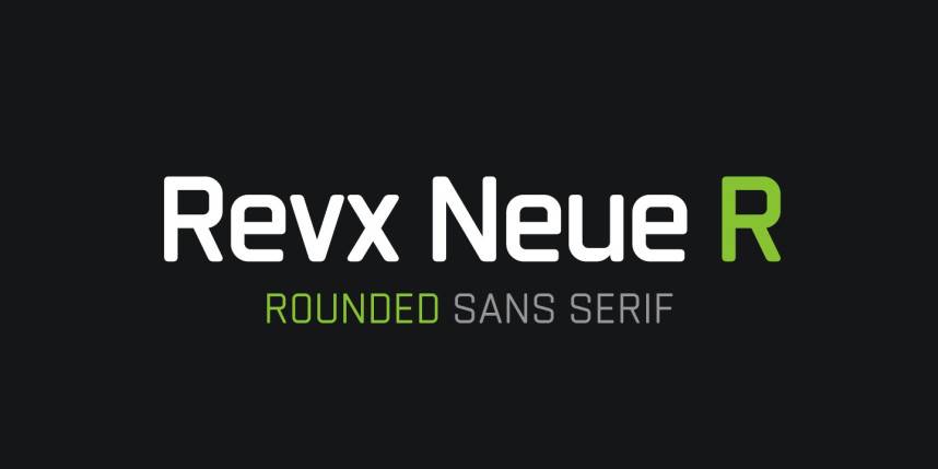 index Revx Neue Rounded 现代无衬线 英文字体免费下载