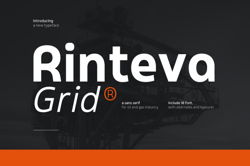 index Rinteva Grid 现代无衬线 英文字体免费下载