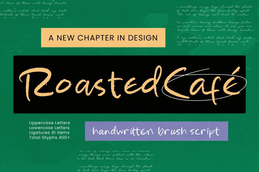 index Roasted Cafe 花体英文 英文字体免费下载
