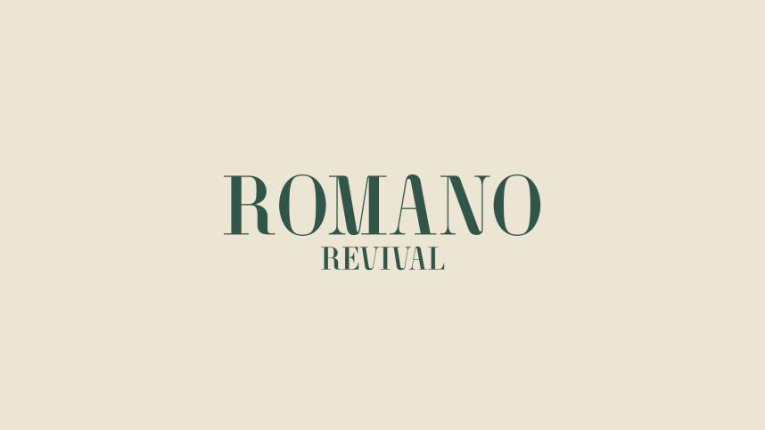 Romano Revival 衬线字体 英文字体免费下载