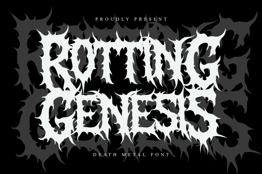 Rotting Genesis 哥特式 英文字体免费下载