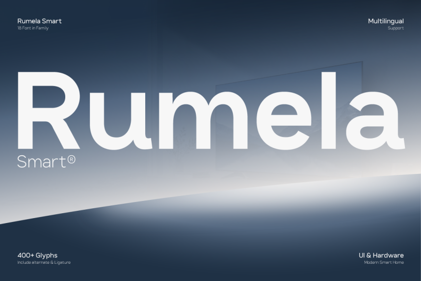 index Rumela Smart – Clean Modern Sans 现代无衬线 英文字体免费下载